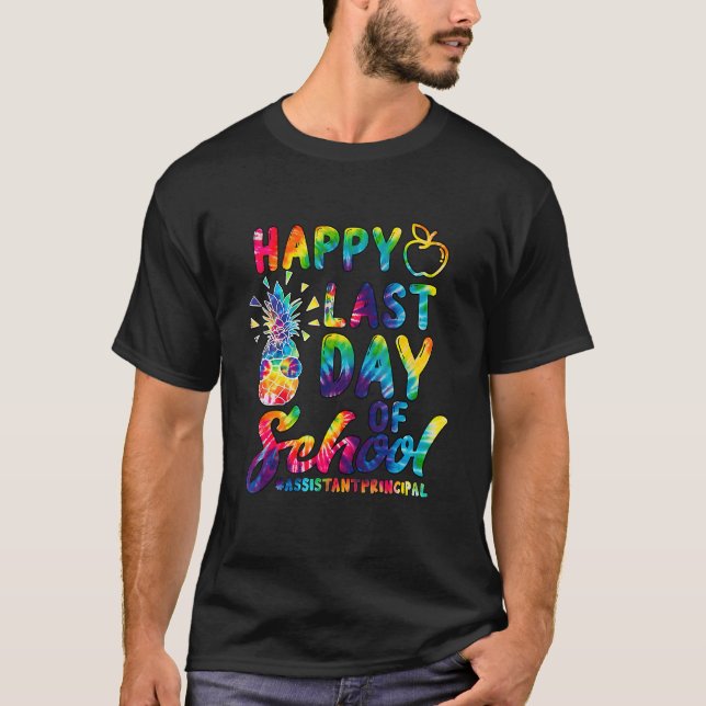 Camiseta Feliz Dia Passado do Diretor Assistente Escolar Ti (Frente)