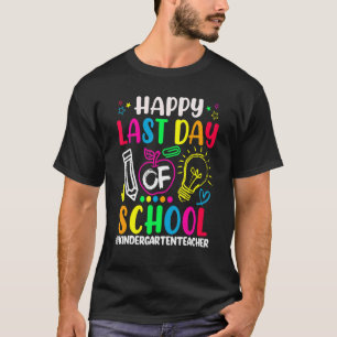 Camiseta Feliz Dia Passado do Jardim de Infância Escolar So
