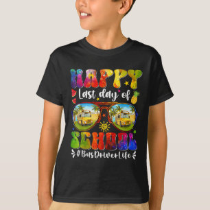 Camiseta Feliz Dia Passado Do Ônibus Escolar O Verão Br