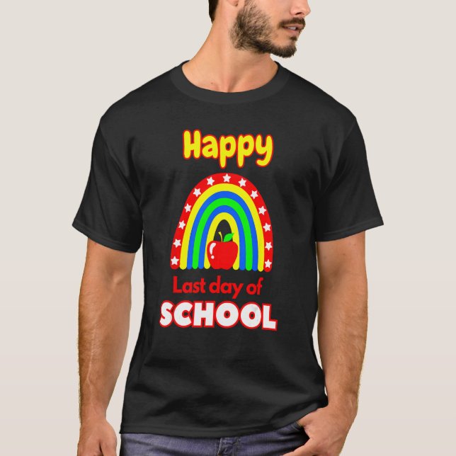 Camiseta Feliz Dia Passado do Professor de Maçã do Estudant (Frente)