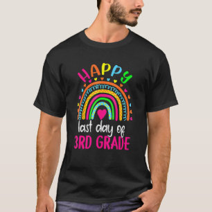 Camiseta Feliz Dia Passado do Professor Graduado do 3º Ano