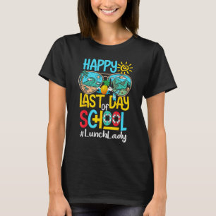 Camiseta Feliz Dia Passado dos Óculos De Sol Da Escola Olá
