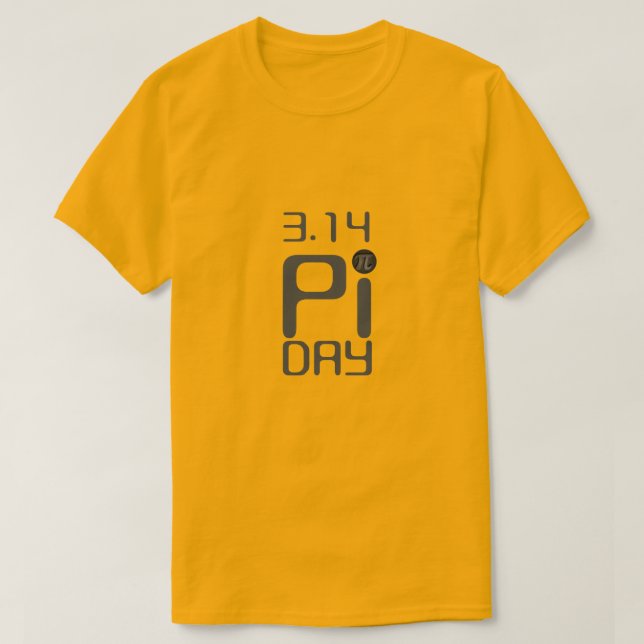Camiseta Feliz Dia Pi (Frente do Design)