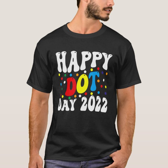 Camiseta Feliz Dia Ponto 2022 Dia Internacional das Criança (Frente)