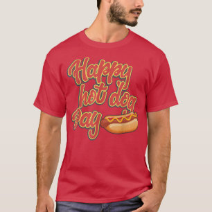 Camiseta Feliz Dia Quente do Cachorro Feriado Engraçado Mil