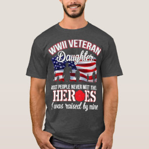 Camiseta Feliz Dia Veterano Para Mim, Sua Filha2