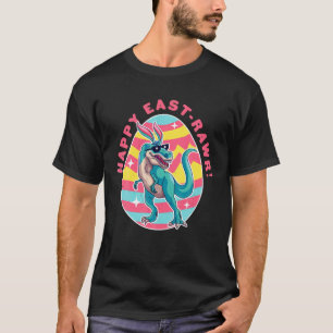 Camiseta Feliz Dinossauro Bonito De East Rawr, Feliz Eas