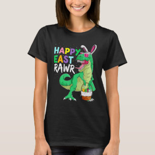 Camiseta Feliz Dinossauro do Eastrawur Miúdos Rex Easte