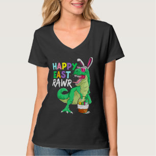Camiseta Feliz Dinossauro do Eastrawur Miúdos Rex Easte