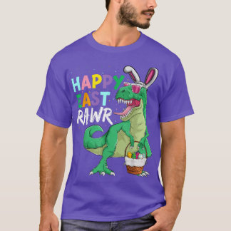 Camiseta Feliz Dinossauro Eastrawr Bunny, Garotos Tre East