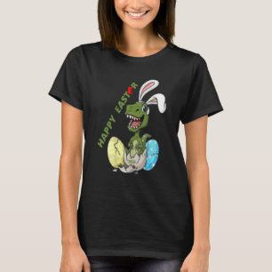 Camiseta Feliz Dinossauro Eastrawr T rex Ovos Dinossauros C