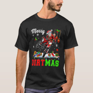 Camiseta Feliz Dirtmas Luzes de Natal Papais noeis Andando 