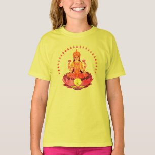 Camiseta Feliz Diwali - Deepalavi Lakshmi Deusa 1