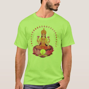 Camiseta Feliz Diwali - Deepalavi Lakshmi Deusa 1