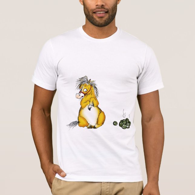 Camiseta **** Feliz do cavalo e todo o isso! (Frente)