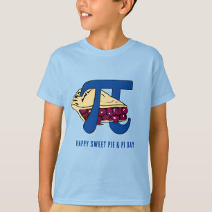 Camiseta Feliz doce Cherry Pie PI DAY unisex