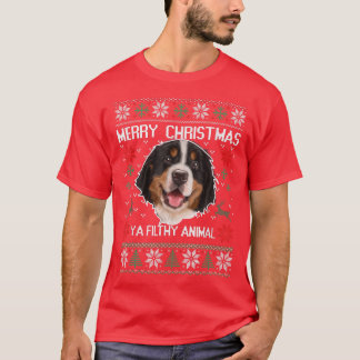 Camiseta Feliz Dogmas Australiano Shepherd Dog Ugl Natal