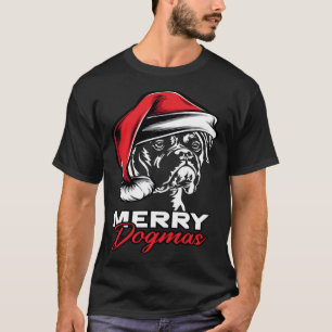 Camiseta Feliz Dogmas Boxer Dog Natal
