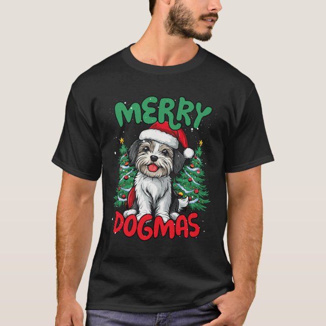 Camiseta Feliz Duckmas Engraçado Pato de Natal Mais Velho (Frente)