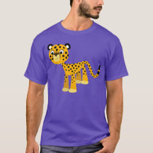 Camiseta Feliz e Bonitinha Cheetah