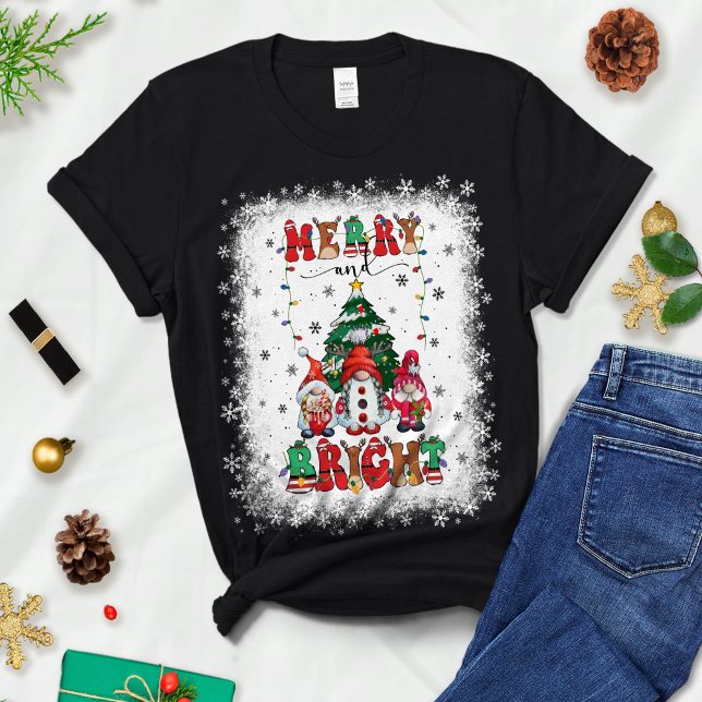 Camiseta Feliz E Brigh, Teto de Natal, Gif Para Smax (Criador carregado)