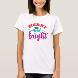 Camiseta Feliz e Brilho, Natal