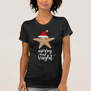 Camiseta Feliz e Brilho   Papais noeis de Natal