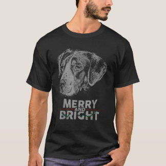 Camiseta Feliz e Cão Grande Suíço Brilhante para M