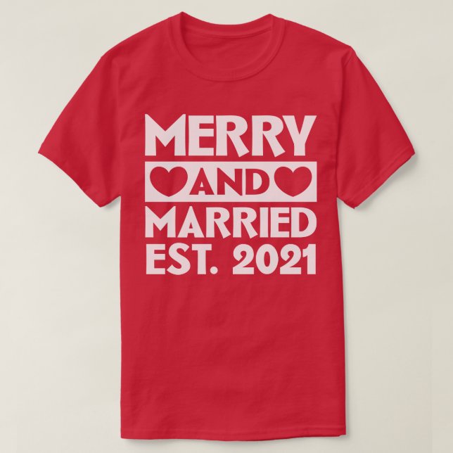 Camiseta Feliz e casado 2021 (Frente do Design)