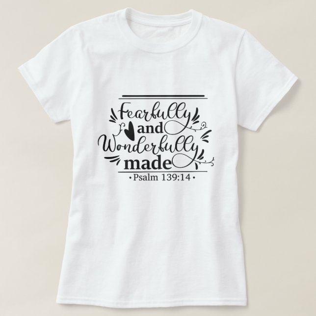 Camiseta Feliz e Maravilhosamente Feito (Frente do Design)