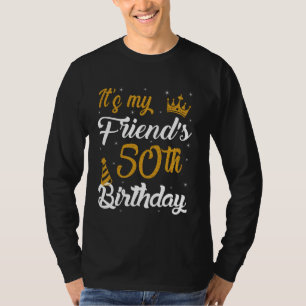 Camiseta Feliz É O Aniversário De 50 Anos Do Meu Amigo 1975