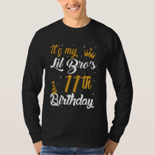 Camiseta Feliz É O MEU 11º Aniversário do MEU IRMÃOZINHO 20