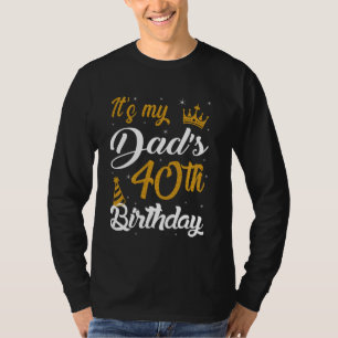 Camiseta Feliz É o meu aniversário de 40 anos Pai 1985 40 A
