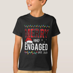 Camiseta Feliz E Xadrez Vermelha Envolvida 2025 - Cristama