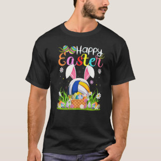 Camiseta Feliz Eas de Caça ao Ovo de Voleibol