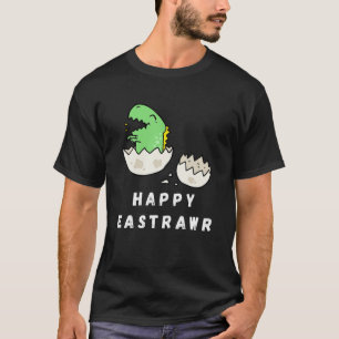 Camiseta Feliz EastrawawPáscoa Engraçado Dinossauro T Rex