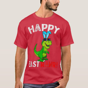Camiseta Feliz Eastrawawr T Re Dinossaur Bunny Egg Costume 
