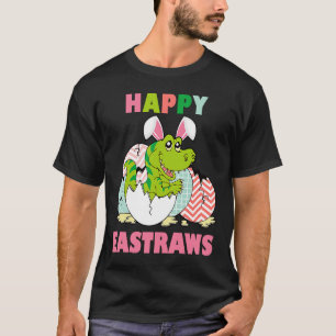 Camiseta Feliz Eastrawr T Rex Dinosaur Teen Girls East