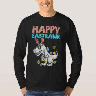 Camiseta Feliz Eastrawr Trex Dinosaur Toddler Boys Kids Eas