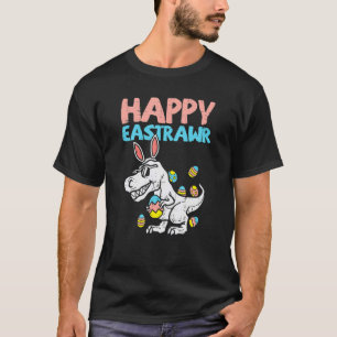 Camiseta Feliz Eastrawr Trex Dinosaur Toddler Boys Kids Eas