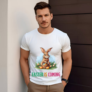 Camiseta Feliz Eggster - Coelhinho da Páscoa