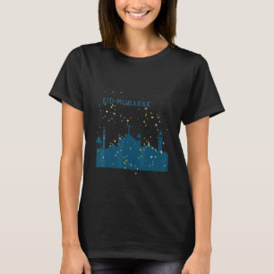 Camiseta Feliz Eid Al Adha Mubarak Islâmico