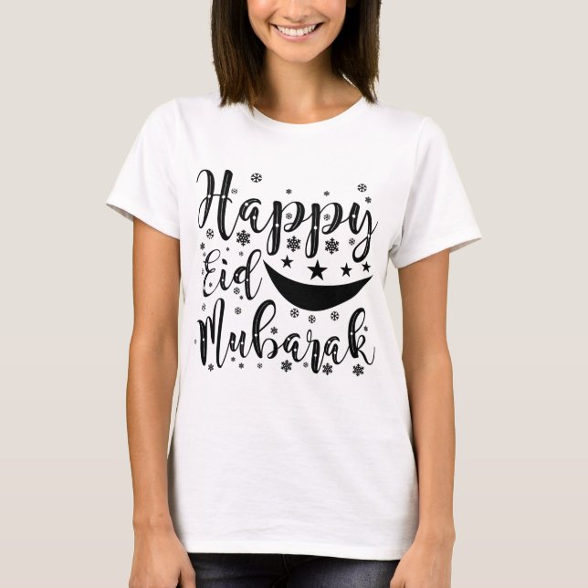 Camiseta Feliz Eid Mubarak (Frente)