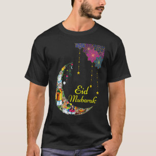 Camiseta Feliz Eid Mubarak Legal Eid Mubarak Islâmico