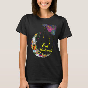 Camiseta Feliz Eid Mubarak Legal Eid Mubarak Islâmico
