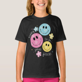 Camiseta feliz em ver seu rosto Professor de volta à escola