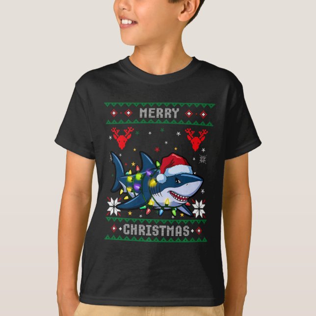 Camiseta Feliz Engraçada Festa de Natal (Frente)