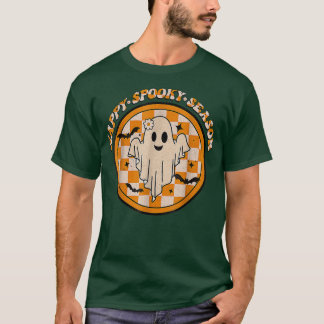 Camiseta Feliz Época Spooky, Ghost Girls Halloween