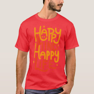 Camiseta Feliz espírito Feliz Vida de Tobe Fonseca