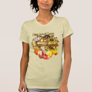 Camiseta Feliz Estação de Colheita - Bombeiros de outono